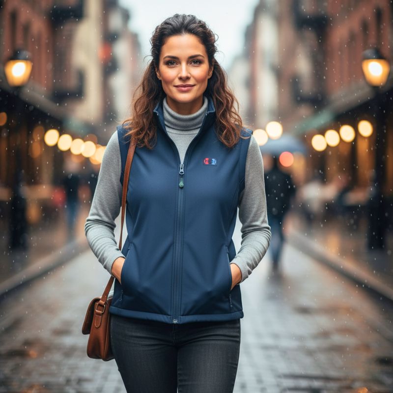 Gilet softshell Femme – Bleu marine